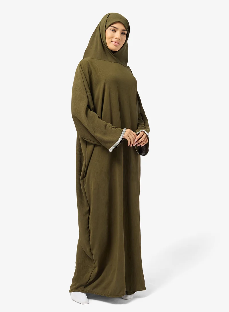 هيا كلوزيت فستان صلاة بغطاء رأس